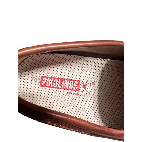 Pikolinos Men’s Leather Slip On Loafers Brown size 9-9.5 - Picture 5 of 9